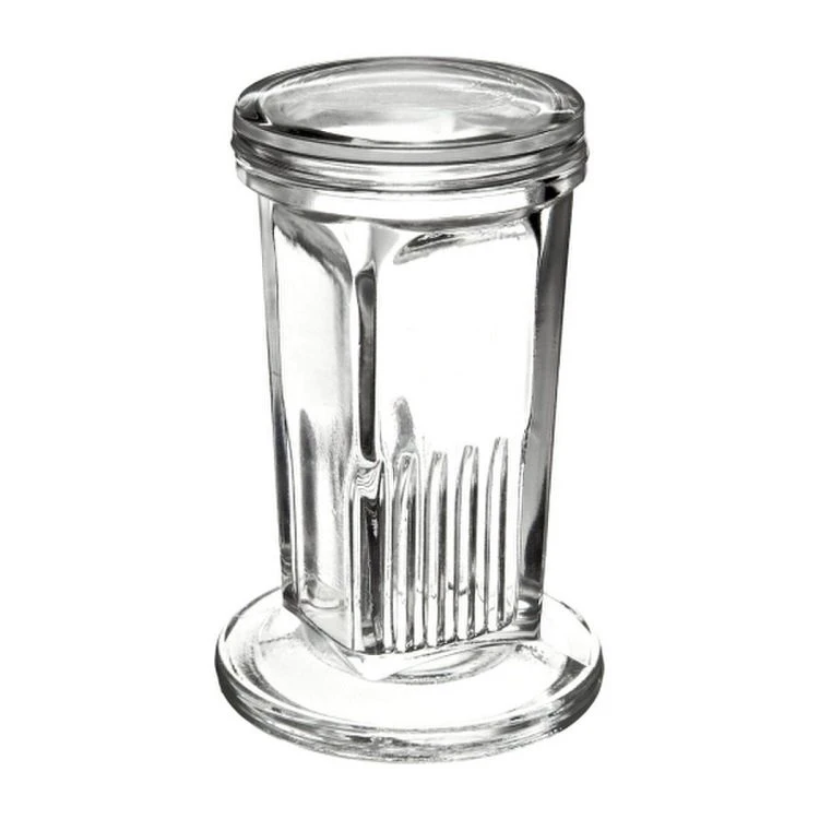 Glass Coplin Staining Jar